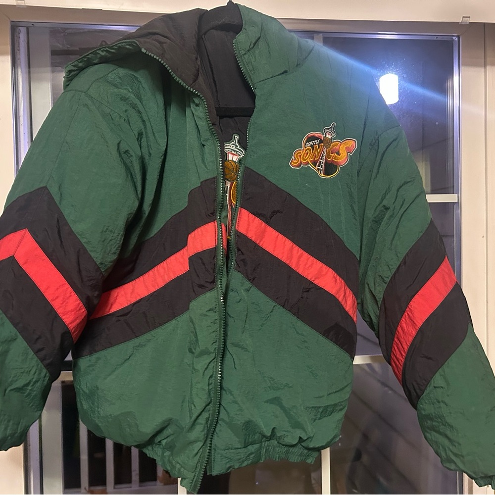 Vintage Seattle SuperSonics Reversible Jacket